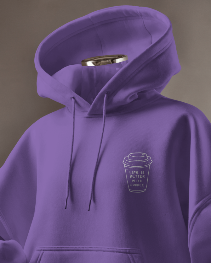 Oversized Coffee Hoodie