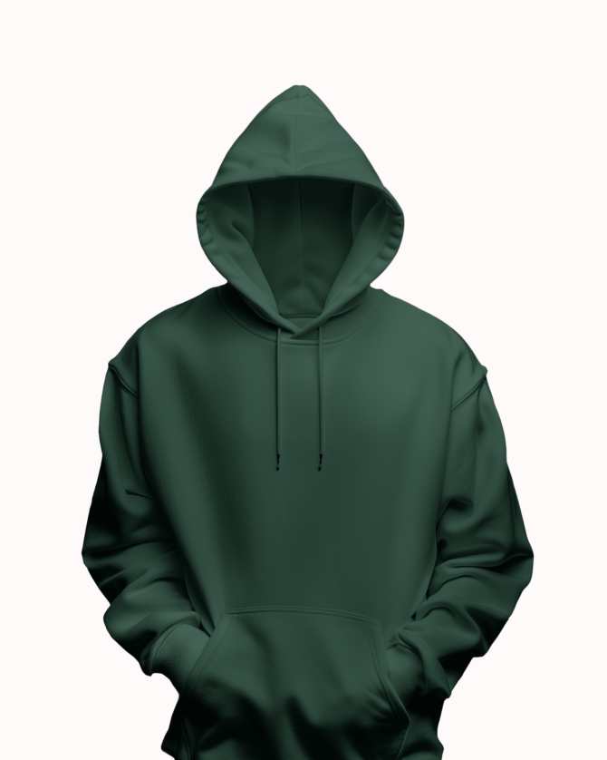 Oversized Solid Color Hoodie