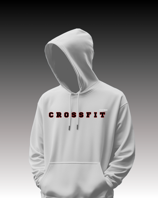 Teerov Luxe Oversized Hoodie | Crossfit - Unisex Graphic Edition