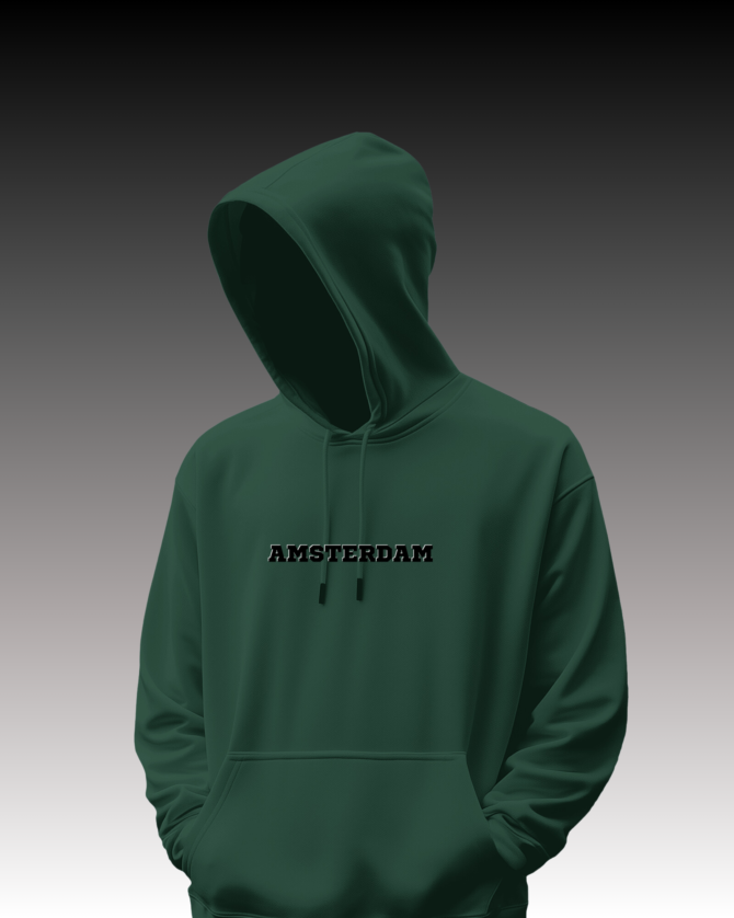 Teerov Luxe Oversized Hoodie | Amsterdam- Unisex Graphic Edition