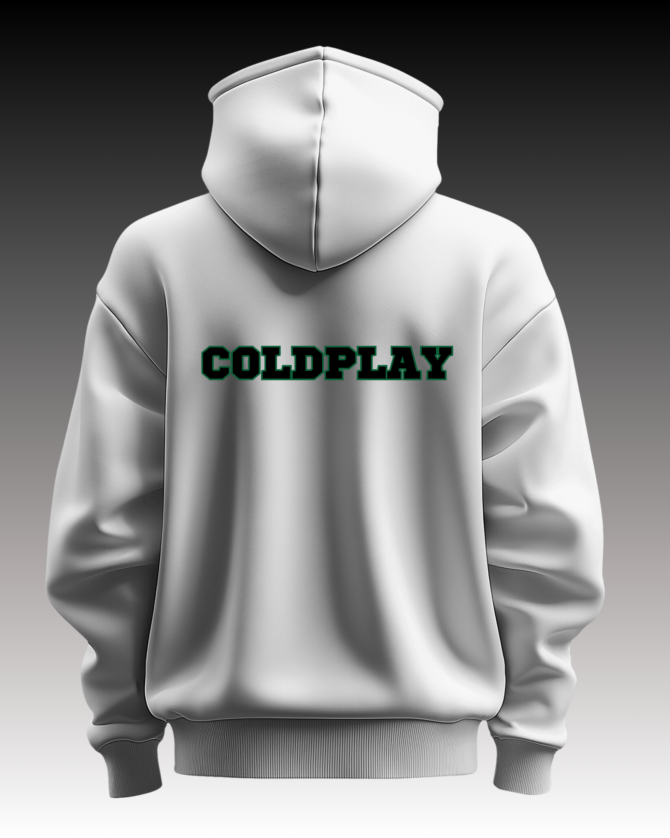 Teerov Luxe Oversized Hoodie | Coldplay- Unisex Graphic Edition