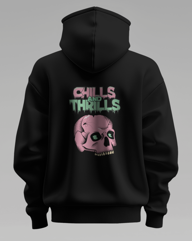 Teerov Premium Chill & Thrills Graphic Hoodie – Unisex Fit