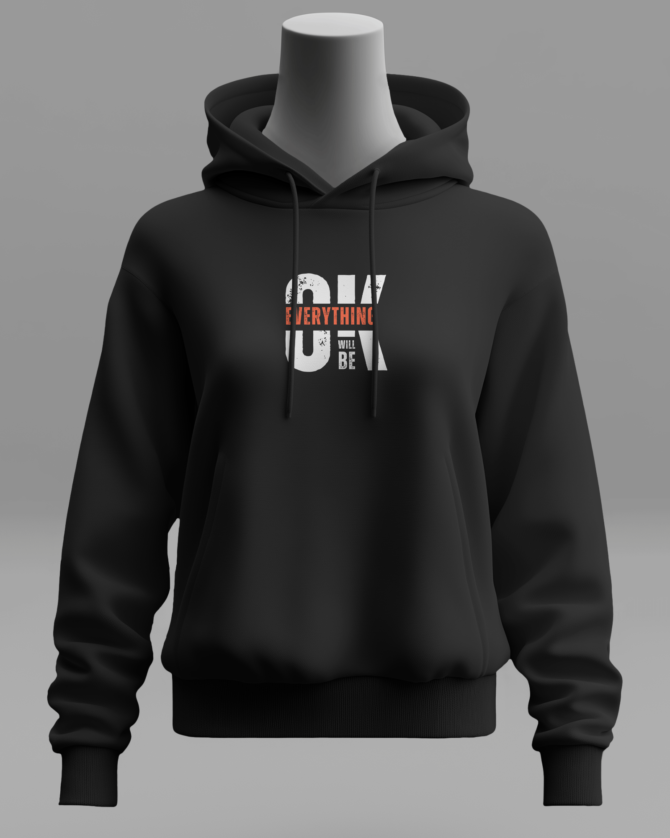 Teerov Casual Style Everything OK Hoodie – Unisex Fit