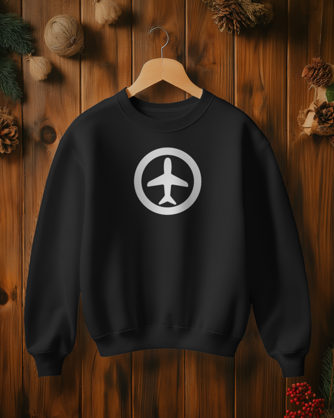 Teerov Luxe Unisex Cotton Graphic Sweatshirt | Fly High