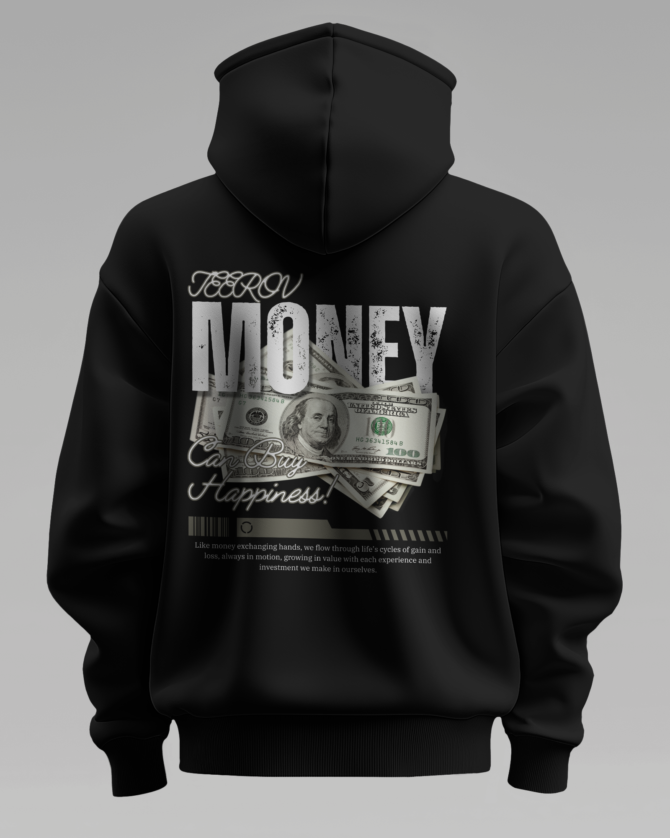 Teerov Casual Style Money Hoodie – Unisex Fit
