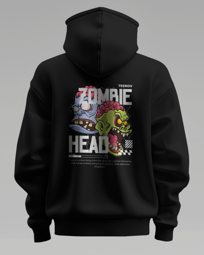 Teerov Casual Style Zombie Hoodie – Unisex Fit
