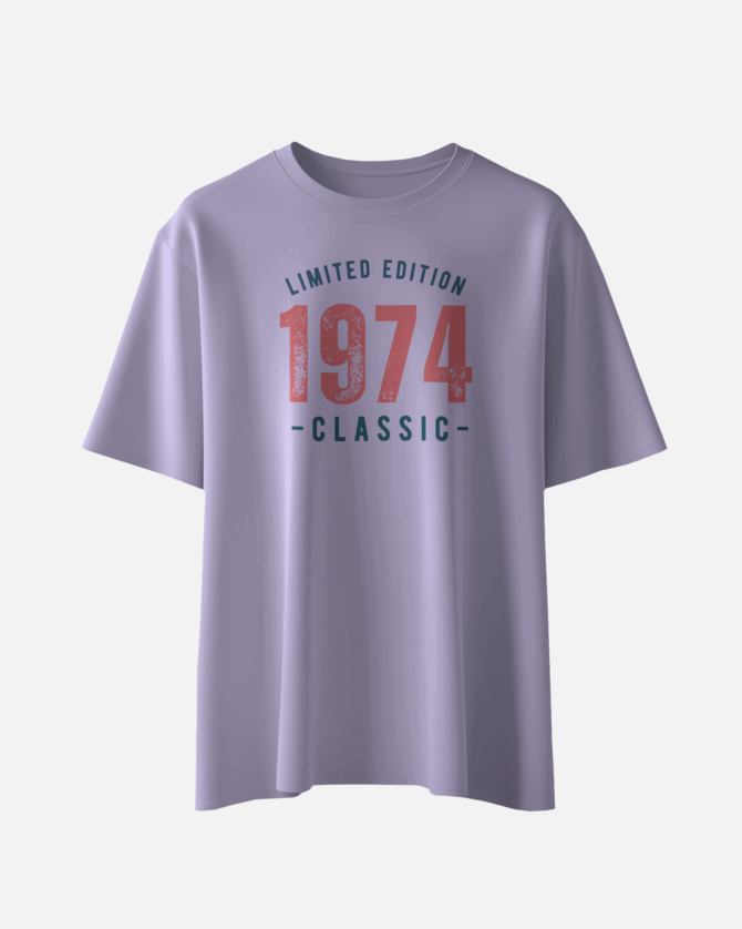 Teerov Regular Fit Cotton T-Shirt | Limited Edition 1947 Graphic Typography for Unisex