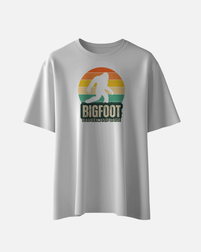 Teerov Casual Regular Fit Bigfoot Typography T-Shirt | Casual Cotton Graphic Design