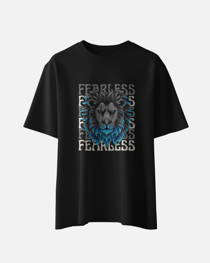 Teerov Graphic Fearless T-Shirt for Men & Women | Premium Cotton