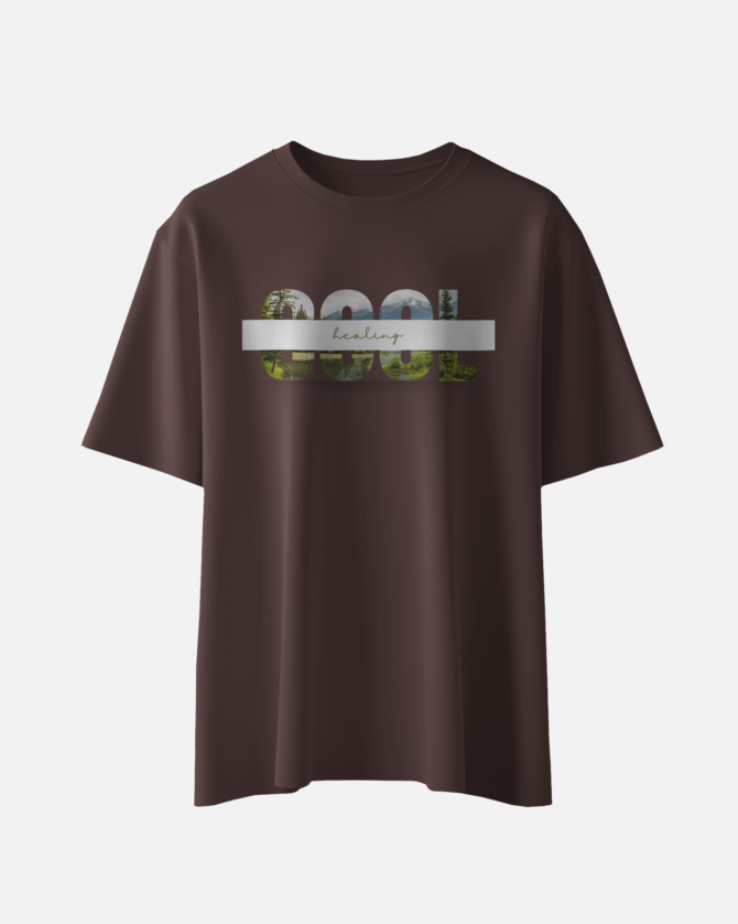 Teerov Regular Fit COOL Typography T-Shirt | Unisex Graphic Premium Cotton Design